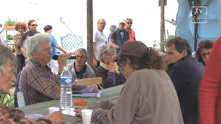 Echange d'expériences lors de la 1ère journée des jardins partagés de l'Hérault