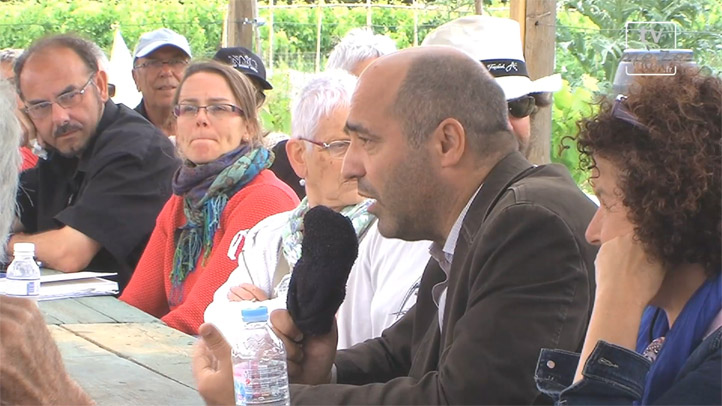 Jean-Louis Roumégas, invité à la 1ère journée des jardins partagés de l'Hérault