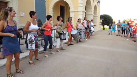 Stage de percussion 2013 : La batucada des adultes