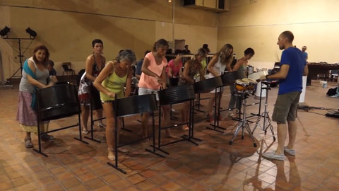 Stage de percussion 2013 : Steeldrum des adultes