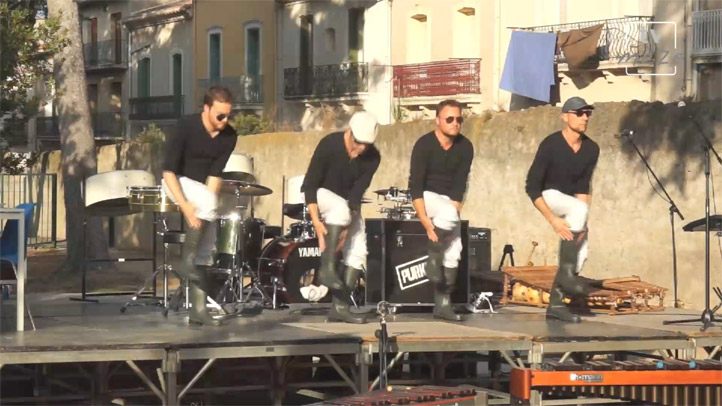 Concert du collectif Purkawa - Gumboots danse
