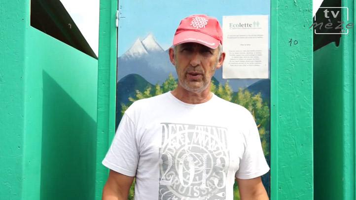 Ecolette, système de toilettes sèches au festival de Thau