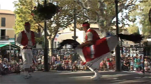 Fête de Mèze 2011, la danse du chevalet
