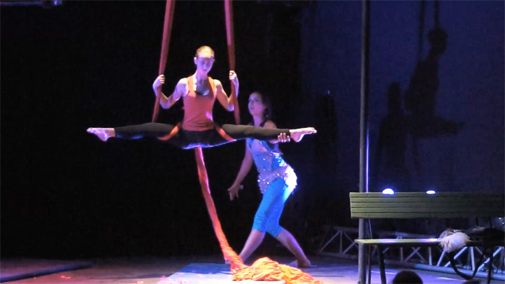 Le cabaret d'un soir - les artistes de la compagnie Luna Collectif