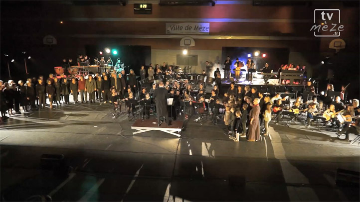 Spectacle de noël de l'école de musique de Mèze
