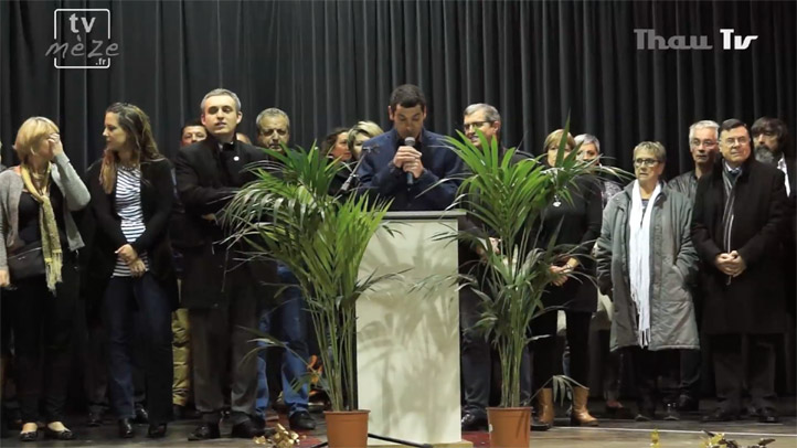 Les voeux à la population de Villeveyrac : Discours de Christophe Morgo