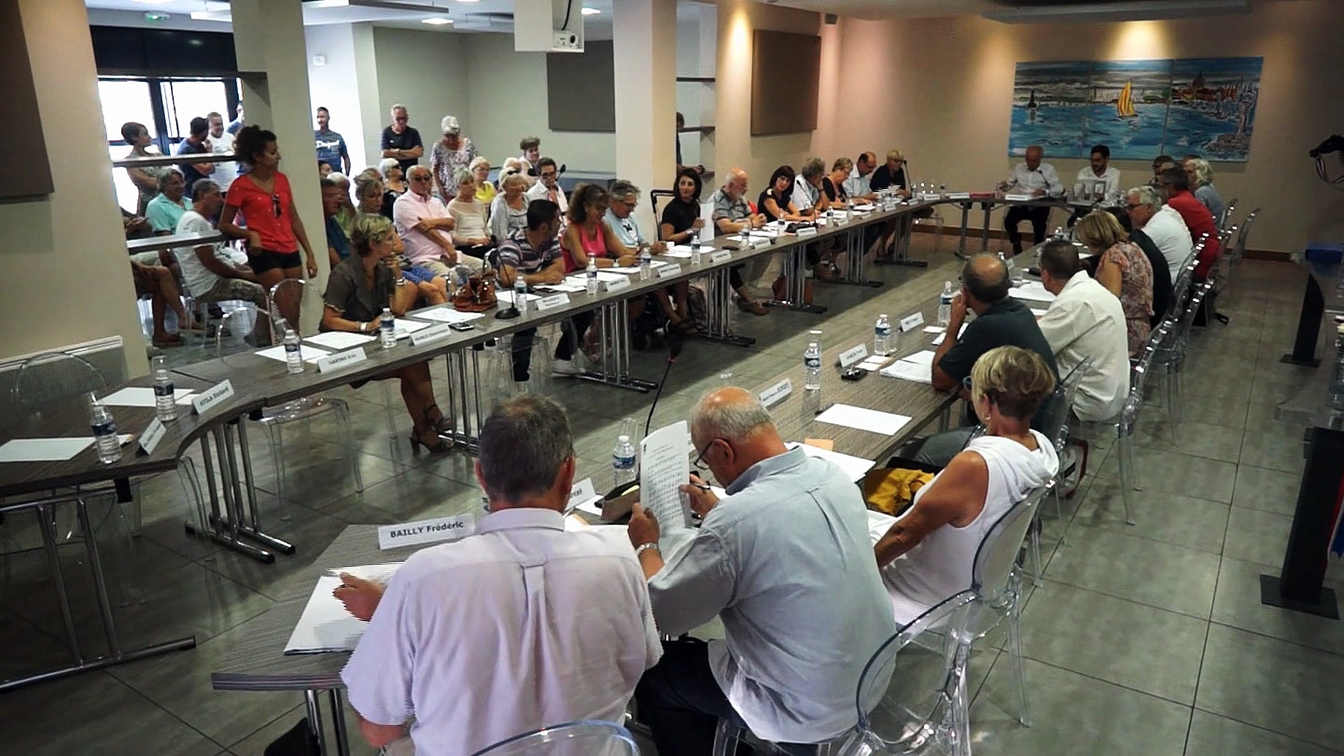 Conseil municipal de la ville de Mèze du 19-09-18 début