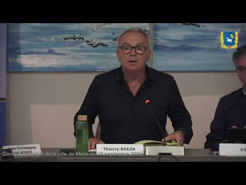 Conseil municipal de la Ville de Mèze du 16 septembre 2024