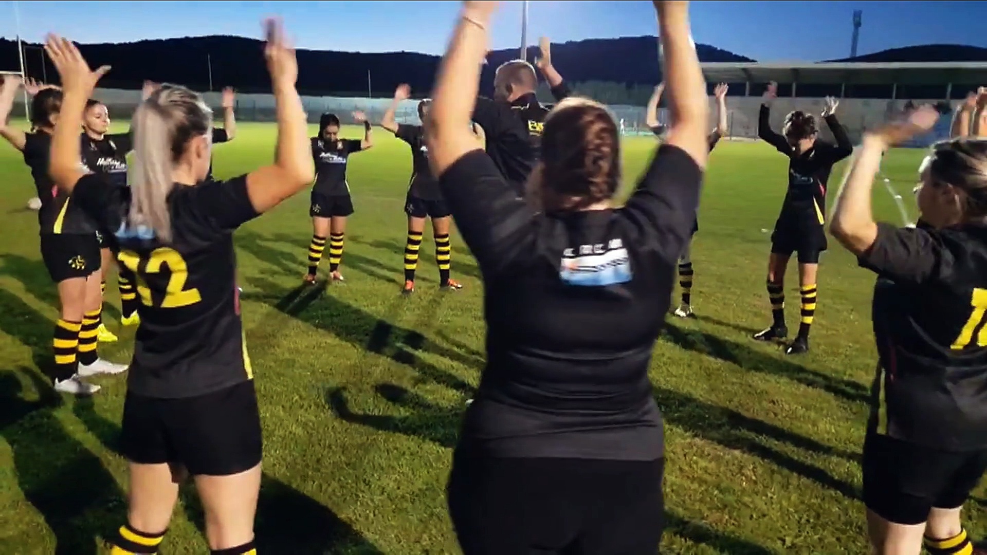 Les Rosé Noir, l'équipe de rugby féminin de Mèze