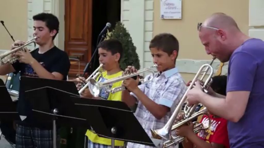 Semaine de la musique 2013 : La classe de trompette morceau 4